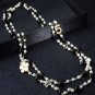 Rsslyn Necklaces for Women Black Necklaces Long Necklace Pearl Necklaces LMF24-53