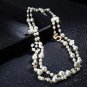 Rsslyn Necklaces for Women Black Necklaces Long Necklace Pearl Necklaces LMF24-53