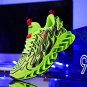 New Trendy Shoes for Boys Tennis Shoes Comfortable Running Shoes Green Loafers LMF24-54