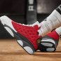 Men Basketball Shoes New Style Sneakers High Top Sports Shoes Red Shoes Red Loafers LMF24-55