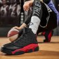 Men Basketball Shoes New Style Sneakers High Top Sports Shoes Red Shoes Red Loafers LMF24-55