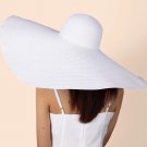 Fashion Hats Extra Large Wedding Hats Refreshing Casual Hats White Hats Single Straw Hats LMF24-69