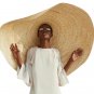 Fashion Hats Extra Large Wedding Hats Refreshing Casual Hats White Hats Single Straw Hats LMF24-69