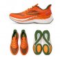 Orange Shoes for Men Lightweight Comfortable Running Shoes for Walking Air Cushion LMF24-79