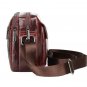Cowhide Leather Bags for Men Durable Solid Mini Bags Small Sling Bags Unisex Handbag LMF24-84