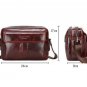 Cowhide Leather Bags for Men Durable Solid Mini Bags Small Sling Bags Unisex Handbag LMF24-84