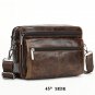 Rsslyn Fashion Bags for Men Birthday Gift Brown Leather Bags Traveling Bags Shoulder Bags LMF24-85