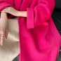 Rsslyn High-Quality Coats for Women Overcoats Purple Jackets Purple Trench Coat Purple Wool LMF24-91