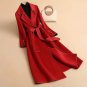 Rsslyn Trenchcoats Light Blue Coats Mint Green Overcoat Cute Winter Clothes for Women LMF24-93