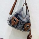 Rsslyn Backpacks Dual Purpose Handbags for Women Casual Denim Bags Covertible Bags LMF24-97