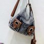 Rsslyn Backpacks Dual Purpose Handbags for Women Casual Denim Bags Covertible Bags LMF24-97
