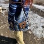 Rsslyn Backpacks Dual Purpose Handbags for Women Casual Denim Bags Covertible Bags LMF24-97