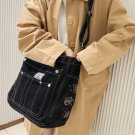 Black Denim Bags for Women Teenage Girls Casual Bags Black Sling Bags Black Purses LMF24-100