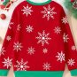 Rsslyn Christmas Sweaters for American Men and Women with Large Golden Bow LMF24-105