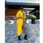 High-Quality Cardigan for Women Yellow Cardigan Lightweight Long Jackets Autumn Sweaters LMF24-110