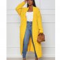 Rsslyn Black Sweater Long Black Cardigan for Women Black Knitted Sweaters for Girlfriend LMF24-111