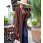 Rsslyn Black Sweater Long Black Cardigan for Women Black Knitted Sweaters for Girlfriend LMF24-111