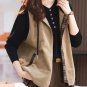 Rsslyn Vest Corduroy Vest for Women Autumn Color Girls Hooded Vests Brown Vests LMF24-124