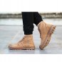 Rsslyn Brown Shoes for Men Thick Sole Boots Semi-Combat Shoes for Boys High-top Shoes LMF24-131