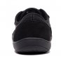 Rsslyn Rubber Sole Flat Shoes for Women Round Toe Black Sneakers Minimalist Black Shoes LMF24-132