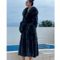 Rsslyn Fashion Trench Coats Pink Trench Coats Pink Coats for Women Fur Coats LMF24-139