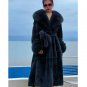 Rsslyn Fashion Trench Coats Pink Trench Coats Pink Coats for Women Fur Coats LMF24-139
