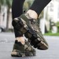 Rsslyn Camouflage Shoes for Men Fashion Camouflage Size 9 Fashion Shoes for Men LMF24-141
