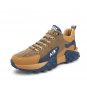 Exquisite Rubber Men's Sneaker Brown Sneakers for Boys Strong Grip Shoes for Men LMF24-145