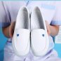 Rsslyn Nurses Slip On White Shoes Flat Shoes with Bottom Grid Non-Slippery Shoes for Women LMF24-152