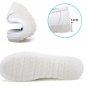 Rsslyn Nurses Slip On White Shoes Flat Shoes with Bottom Grid Non-Slippery Shoes for Women LMF24-152