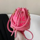 Rsslyn Bucket Bags for Women Fashion Pink Drawstring Bags for Teenage Girls Pink Bag LMF24-155
