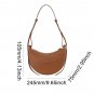 Rsslyn Trendy Bags Half Moon Bags for Women Retro Leather Bags Underarm Bags LMF24-161