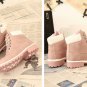 Casual Boots for Girls Size 7 Pink Boots for Teenage Girls Winter Boots High-Tops Shoes LMF24-163