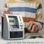Rsslyn Large Piggy Bank ATM Piggy Bank Birthday Gift Versatile ATM Bank for Kids Password LMF24-162