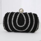 Rsslyn Black Clutch BAGS AND PURSES Luxury Bags Fashion Purse Black Handbags for Women LMF24-171