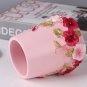 Rsslyn Elegant Wedding Gift Bathroom Decor Pink Romantic Set Up Personal HOME AND GARDEN LMF24-179