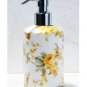 Rsslyn 6pcs/Set Yellow Rose Bathroom Collection Accessories Home Decoration Soap Dispenser LMF24-180