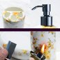 Rsslyn 6pcs/Set Yellow Rose Bathroom Collection Accessories Home Decoration Soap Dispenser LMF24-180