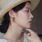 Rsslyn Clip on Earrings No Piercing Persimmon Orange Earrings Cute Earrings for Autumn LMF24-189