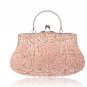 Rsslyn Beaded Clutch Bags Elegant Evening Bags Wedding Party Bridal Bags Navy Blue Clutch LMF24-197