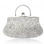 Rsslyn Beaded Clutch Bags Elegant Evening Bags Wedding Party Bridal Bags Navy Blue Clutch LMF24-197