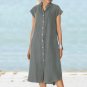 Rsslyn White Linen Dress for Women Summer Clothes Beach Party Outfit S-3XL White Dresses LMF24-207