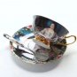 Rsslyn High Quality Bone Porcelain Coffee Cups Vintage Cups Courting Valentine Gift Love LMF24-220