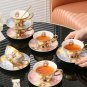 Rsslyn Lovely European Teacup Set 3pcs/SET Personal Collection Mothers Day Gift Idea LMF24-221