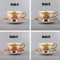 Rsslyn Lovely European Teacup Set 3pcs/SET Personal Collection Mothers Day Gift Idea LMF24-221