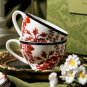 Rsslyn Exquisite Japanese Tea Cup with Saucer Special Birthday Gift for Asian Friends LMF24-234
