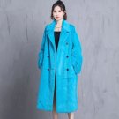 Turquoise 5XL-6XL Overcoats for Women Plus Size Coats Sizes 26-34 Womens Winter Coats LMF24-235