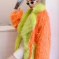 Beautiful Trenchcoats Orange Overcoats Eco-friendly Loose Coats Plus Sizes Winter Jackets LMF24-241