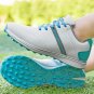 Rsslyn Pink Golf Shoes for Men and Women's Loafers Pink Sneakers Waterproof Golf Shoes LMF24-211
