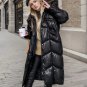 Rsslyn Plus Size Winter Clothes for Women S-4XL Windproof Turtleneck Hooded Overcoats LMF24-213